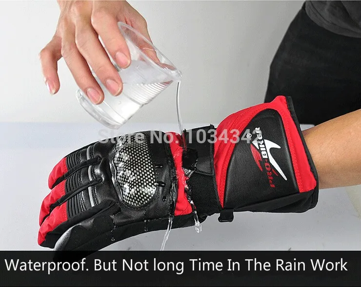 Мотоциклетные перчатки, спортивные мотоциклетные водонепроницаемые длинные перчатки Autodoor, спортивные лыжные перчатки