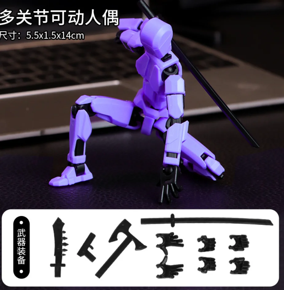 Colorful T13 3d Printed Abs Robot Toy Set For Ages 5+ & Oem