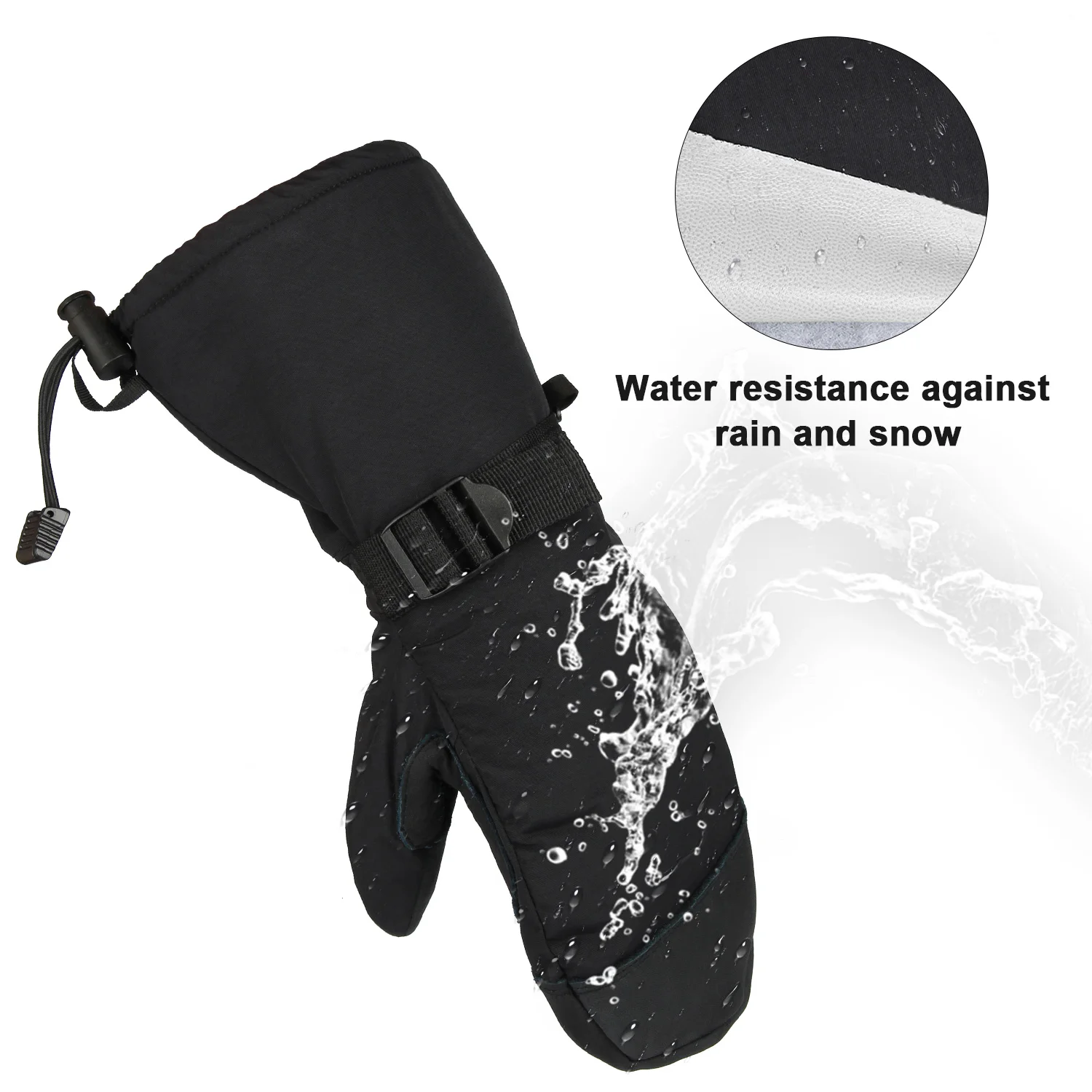 Ozero Winter Gloves Snow Mittens 3m Insulated Thermal For Shoveling