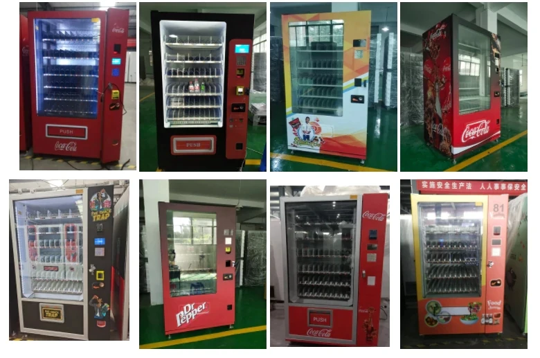 Automatic Bento Lunch Box Vending Machines Office Hot Food Breakfast