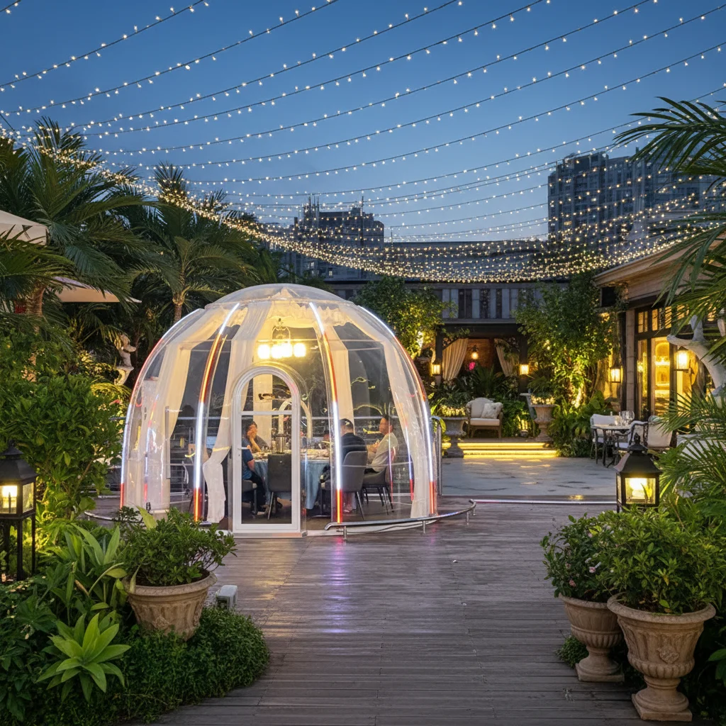 Outdoor Multifunctional Dome Tent Portable Dome Homes Polycarbonate Aluminum House for Sale Prefab Dome Oval House
