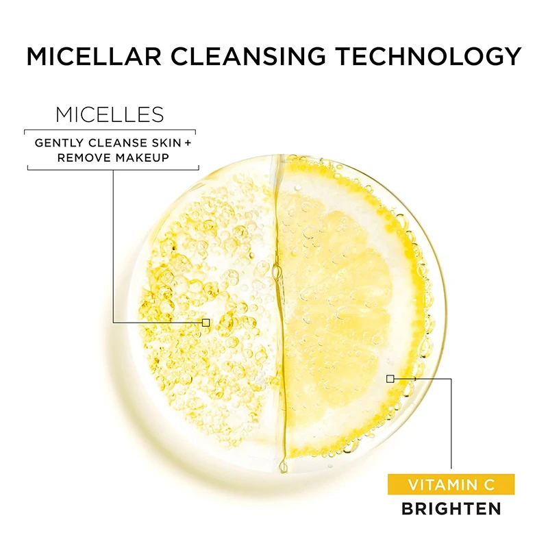 DAAO Private Label Makeup Remover Face Washing Water Deep Cleaning Vitamin C Makeup Remover Water(pic5)