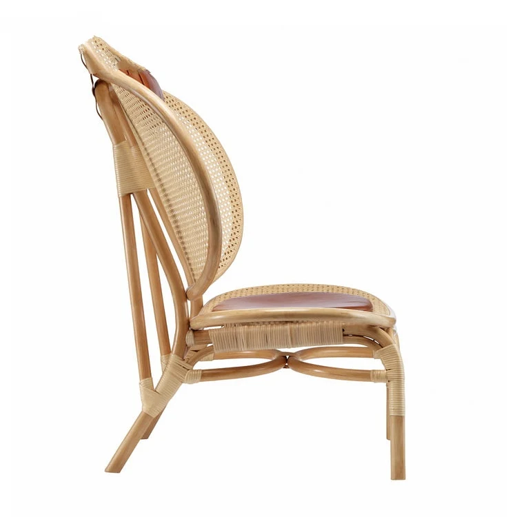 Nordic Rattan Wood Dining Chair Rattan Chair Sofa Rattan Furniture