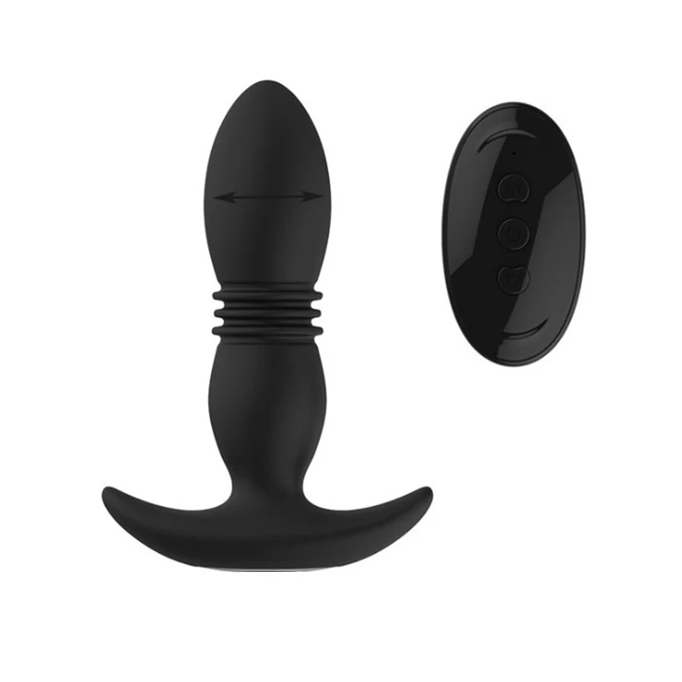 Best Sell Thrusting Anal Vibrator Prostate Massager Wireless Wearable Anal  Thruster Vibrating Butt Plug Sex Toy for Men