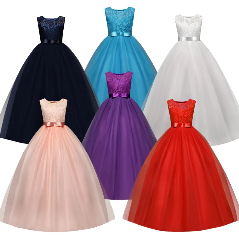 21 Girls Princess Dress With Lace Embroidery And Pure Color Wedding Dress For Girls Buy 21 Girls Princess Dress Pure Color Wedding Dress For Girls Pure Color Product On Alibaba Com