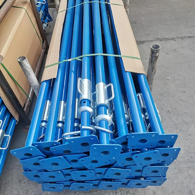 Adjustable Galvanized Steel Props for Scaffolding Construction-Suitable for Diverse Building Projects.Customization Available.