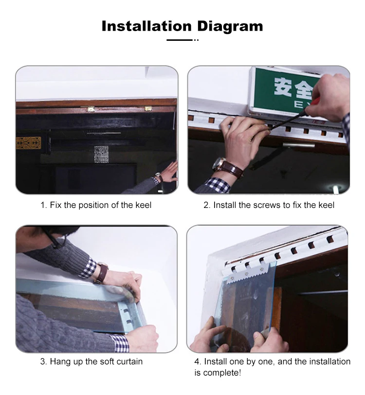 Conductive Grid Pvc Rigid Sheet Esd Curtain Film - Buy Esd Curtain Film ...