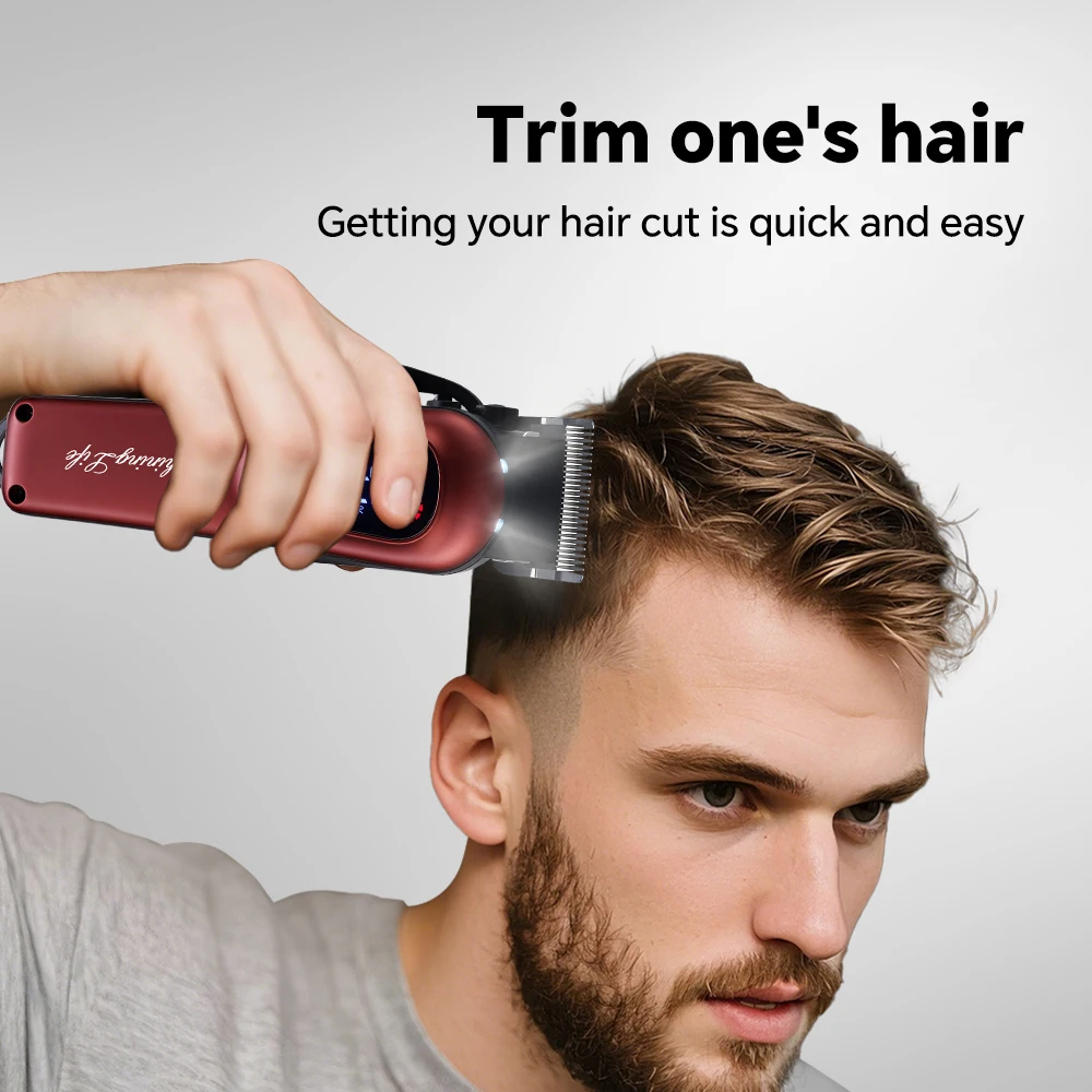 Popular Two-in-One Electric Hair for Clipper for Men Reciprocating Set Stainless Steel Blade for Home Hotel Use English Language details