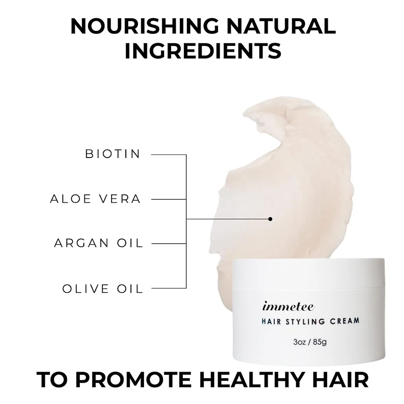 Styling Cream Private label Custom Firm Hold Hair Cream Gel Cheveux Nourishing Styling Gel for men