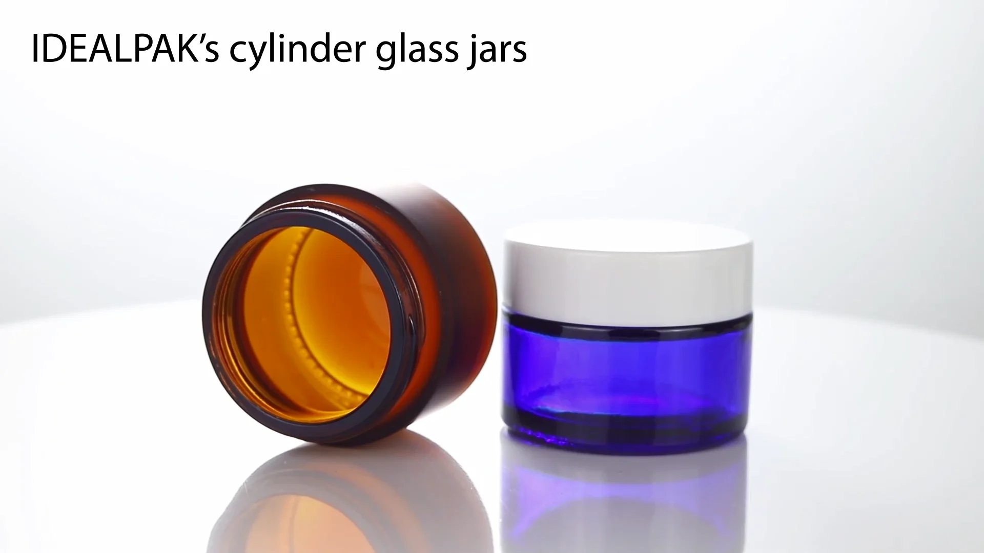 Idealpak Glass Frosted Jars Cosmetic Body Butter Jars For Skin Care