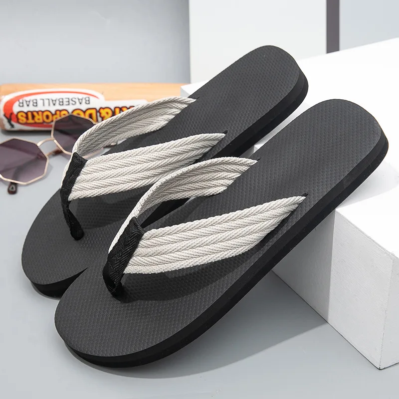 Men Flip Flops Slides Slipper Open Toe Beach Sandals