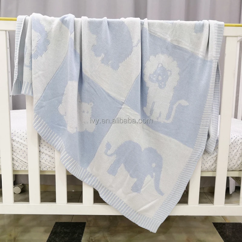 Neutral, Soft Lightweight Micro Fleece Blanket with Double Layer, Dotted Backing, Breathable Receiving Blanket factory