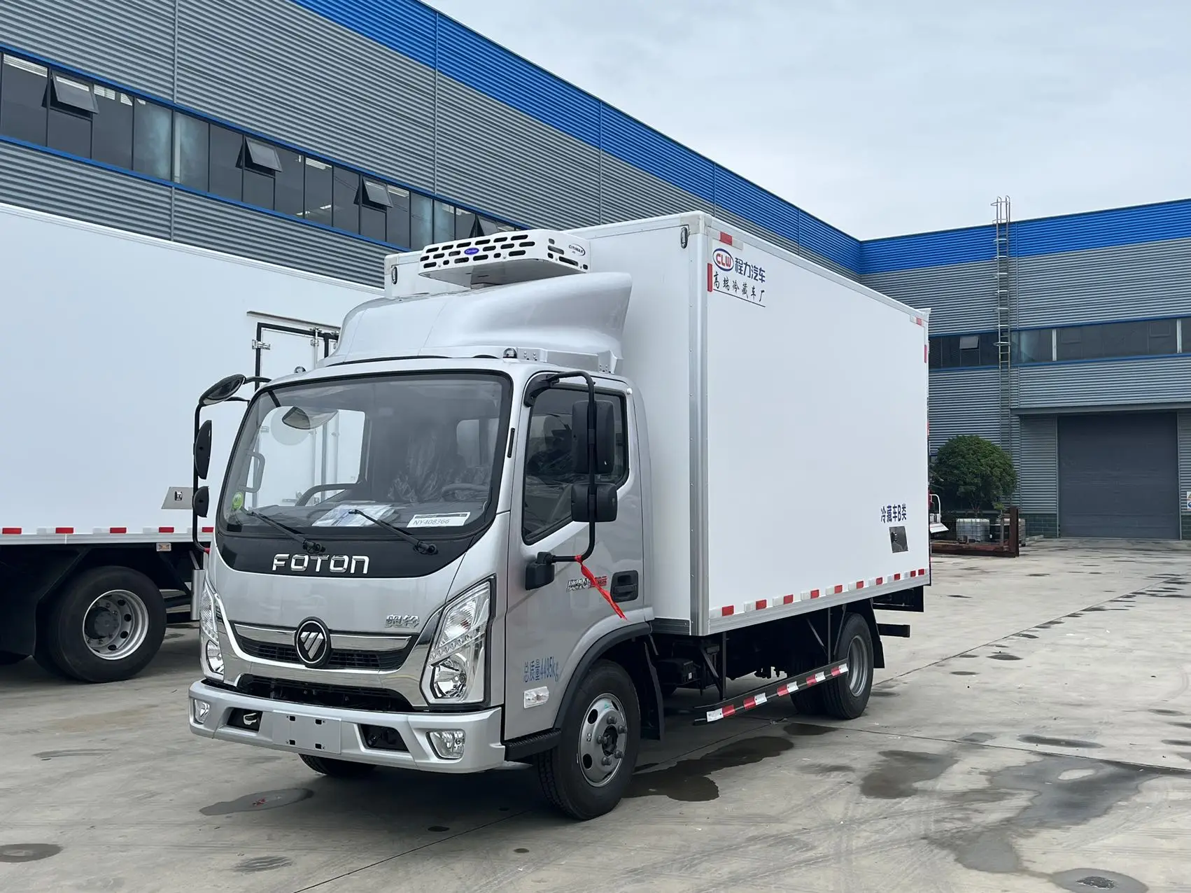 product foton ailing express manual transmission new condition euro 6 fresh food diesel fuel logistics transport refrigerated truck for-4