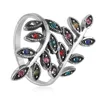 Steel-colored multicolored stone (US grade)