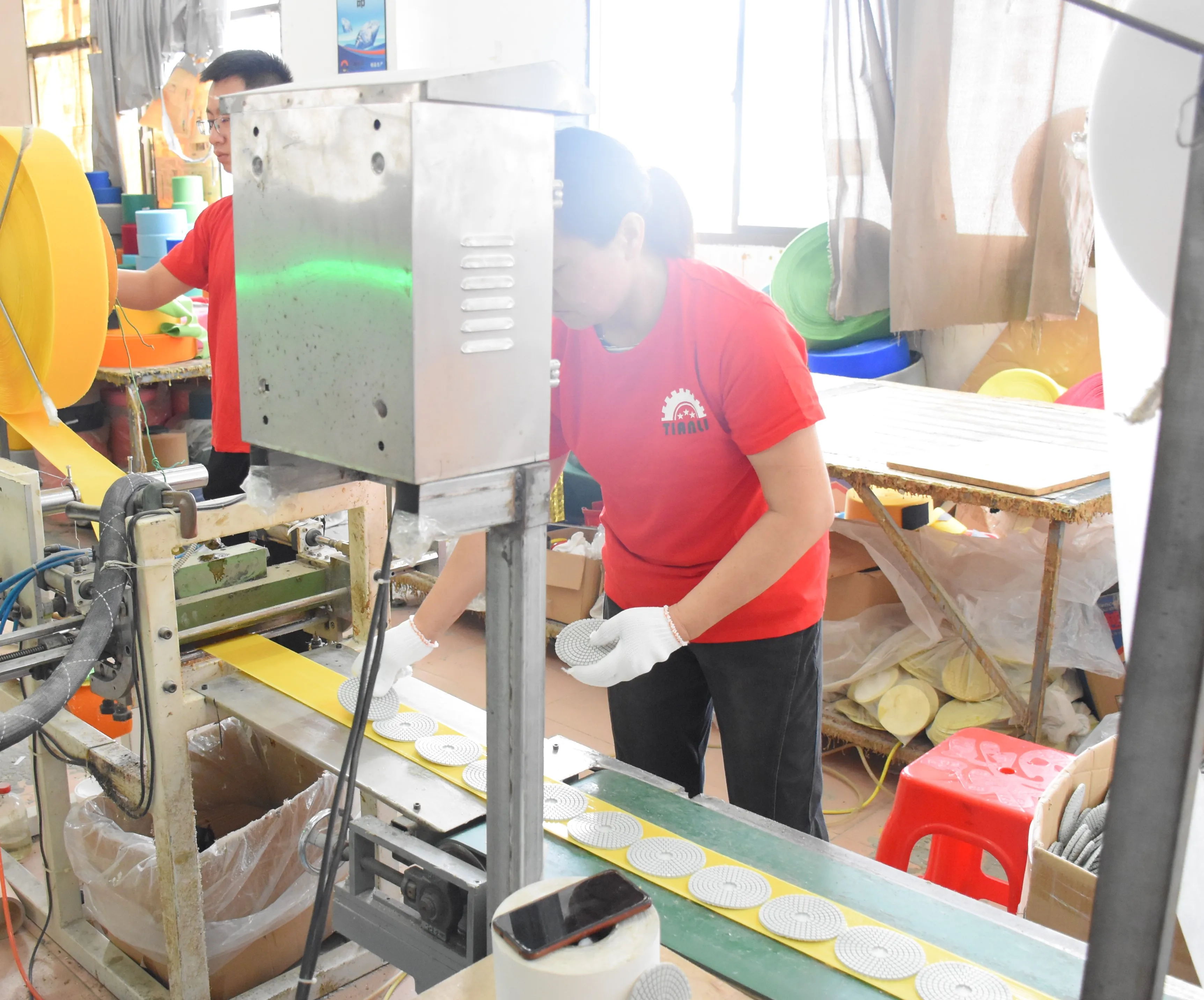 6 Inch Resin Diamond Polishing Pads For Stone Floor Concrete Granite