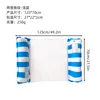 light blue, 2-tube straight stripe, net floating row