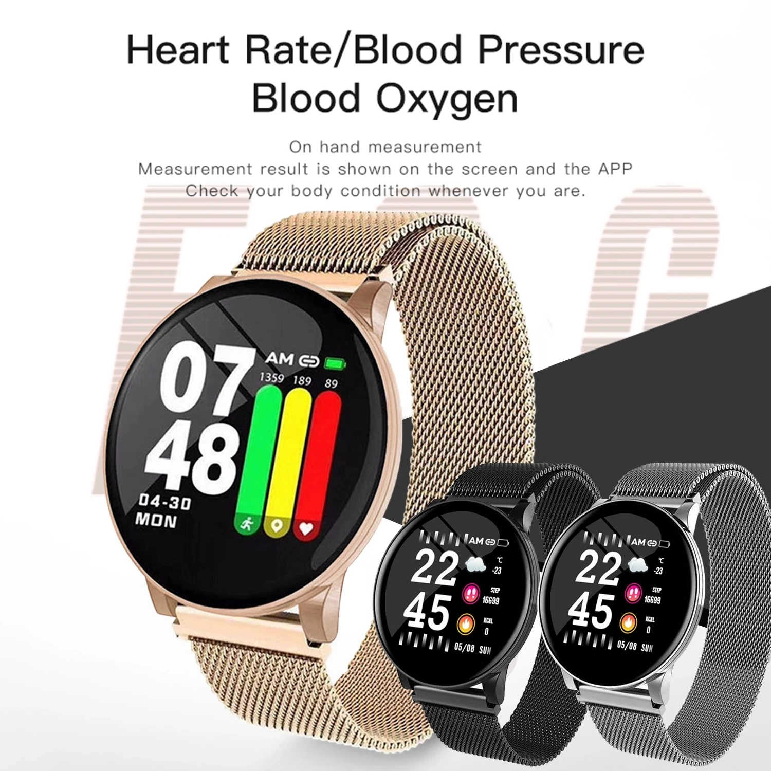 W8 Ultra 2.02 inch TFT Screen Smart Watch, IP68 Waterproof Support Heart  Rate & Blood Oxygen Monitoring / Multiple Sports Modes(Black)