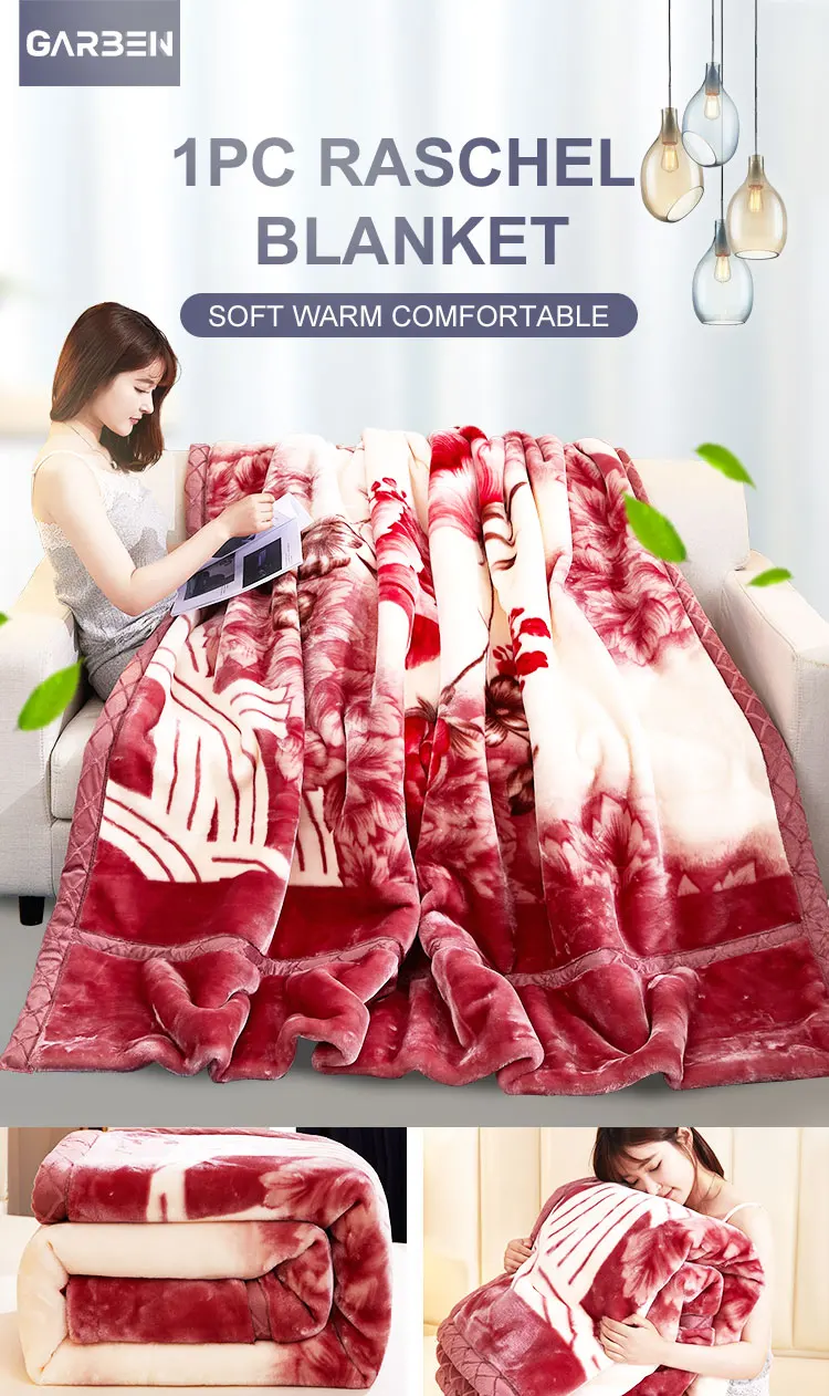Excellent Quality European And American Style Korean Blanket 2 Ply 10