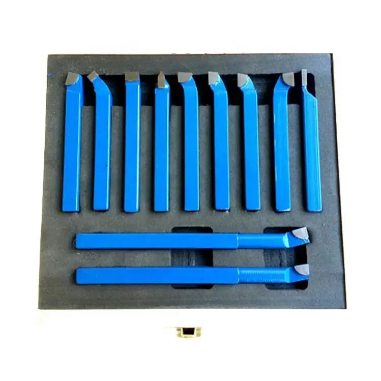 Lathe Tools Mechanical Machine Tool Bit 11pcs Manual Lathe Tool Holder for Lathe Machine
