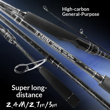 33 Meters Stock Long-Distance Casting & Jigging Rod MH Action All-Carbon Bank Fishing 120cm Collapsed Length Straight/Gun Handle – Metal Jig – view 3