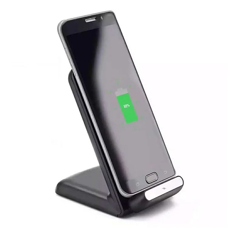 10 Вт Индукционное Быстрое беспроводное зарядное устройство Qi универсальная зарядная подставка для мобильного телефона