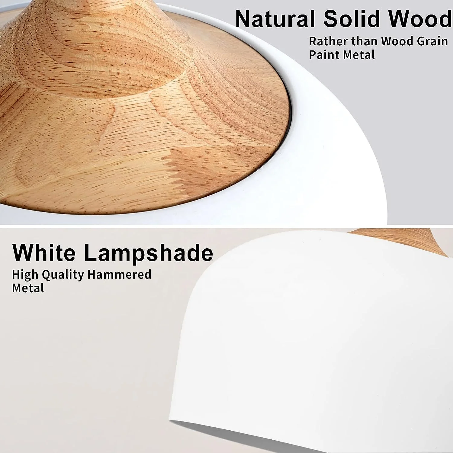 Современные большие белые подвесные светильники деревянный купольный подвесной светильник