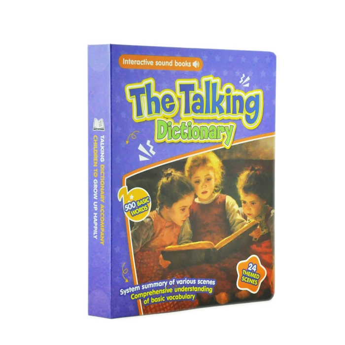 Preschool Push Button Story Audio Amharic Dictionary Electronic Book Sound  Children Book With Animal Fur