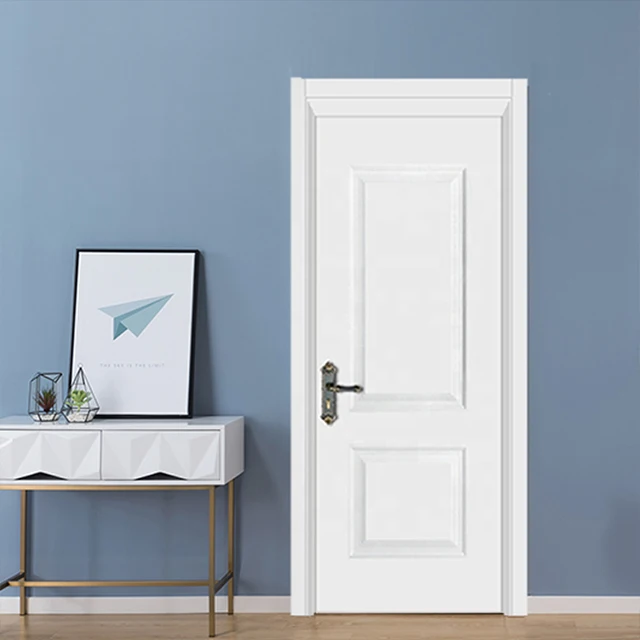 High Quality Interior Door Designs Pvc Solid Wood Door Hotel Room Doors