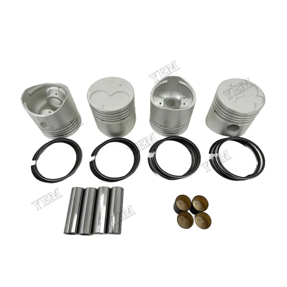 Cylinder Piston and Piston Ring Kit Suitable for Mitsubishi K4Ds Engine Replacement Parts 3