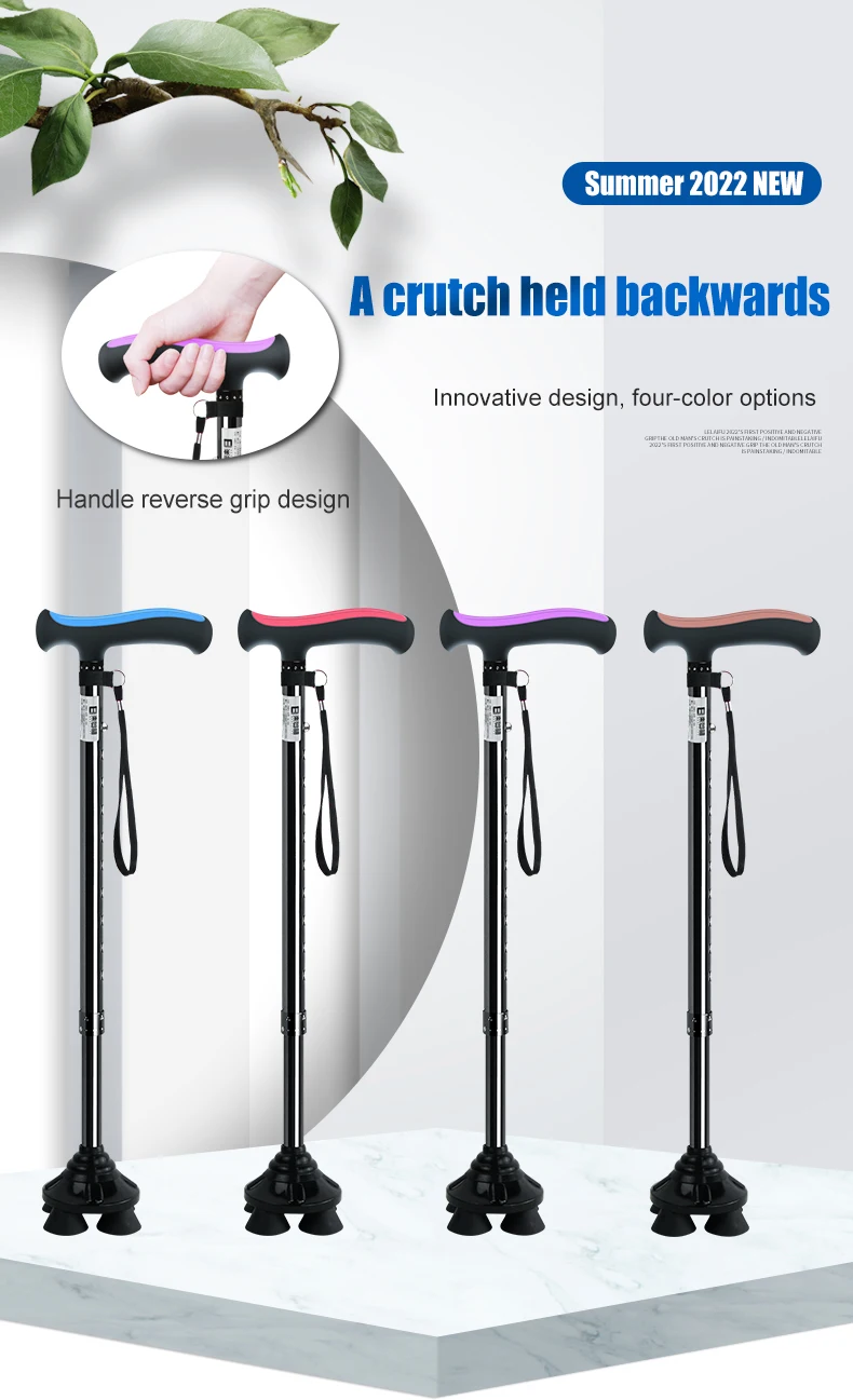 Wholesale High Quality Walking Crutch For Old Disabled Crutch With