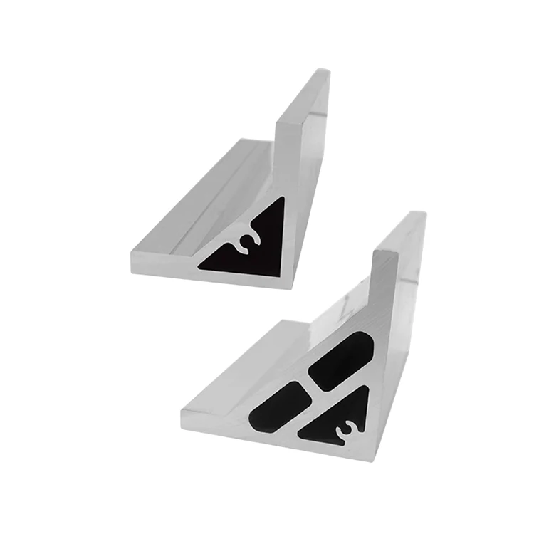 Industrial Aluminum 5353 Profile Accessories 8080 Reinforced Heavy-duty Profile Frame Connectors Fixed 90 Degree Bracket details