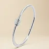 Steel-colored slim-waist bracelet