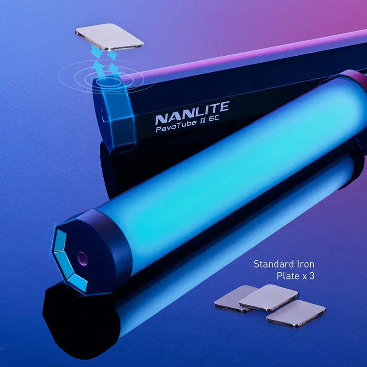 Nanguang Nanlite PavoTube II 6C LED RGB Light Tube Portable Handheld Photography Lighting Stick CCT Mode Photos Video Soft Light