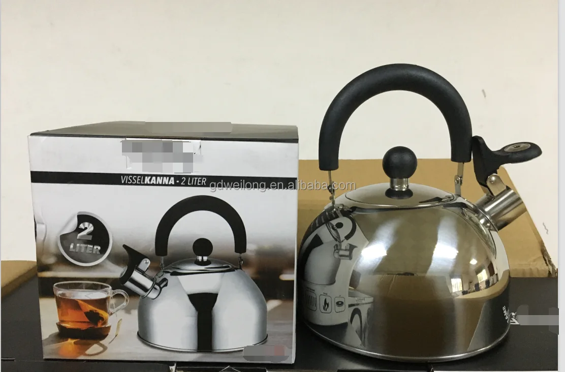 Color Coating Stainless Steel Water Kettle/ Whistling Tea Kettle With