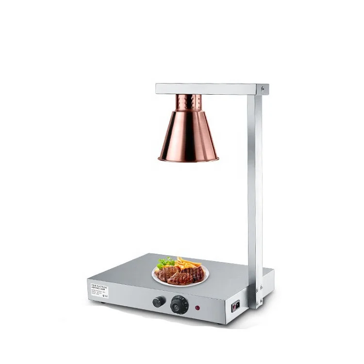 Lampe Chauffante Alimentaire Inoxydable Commercial - Réchauffeur Plats Suspendu 60.9cm Ou 91.4cm