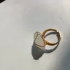 White Crystal Ring
