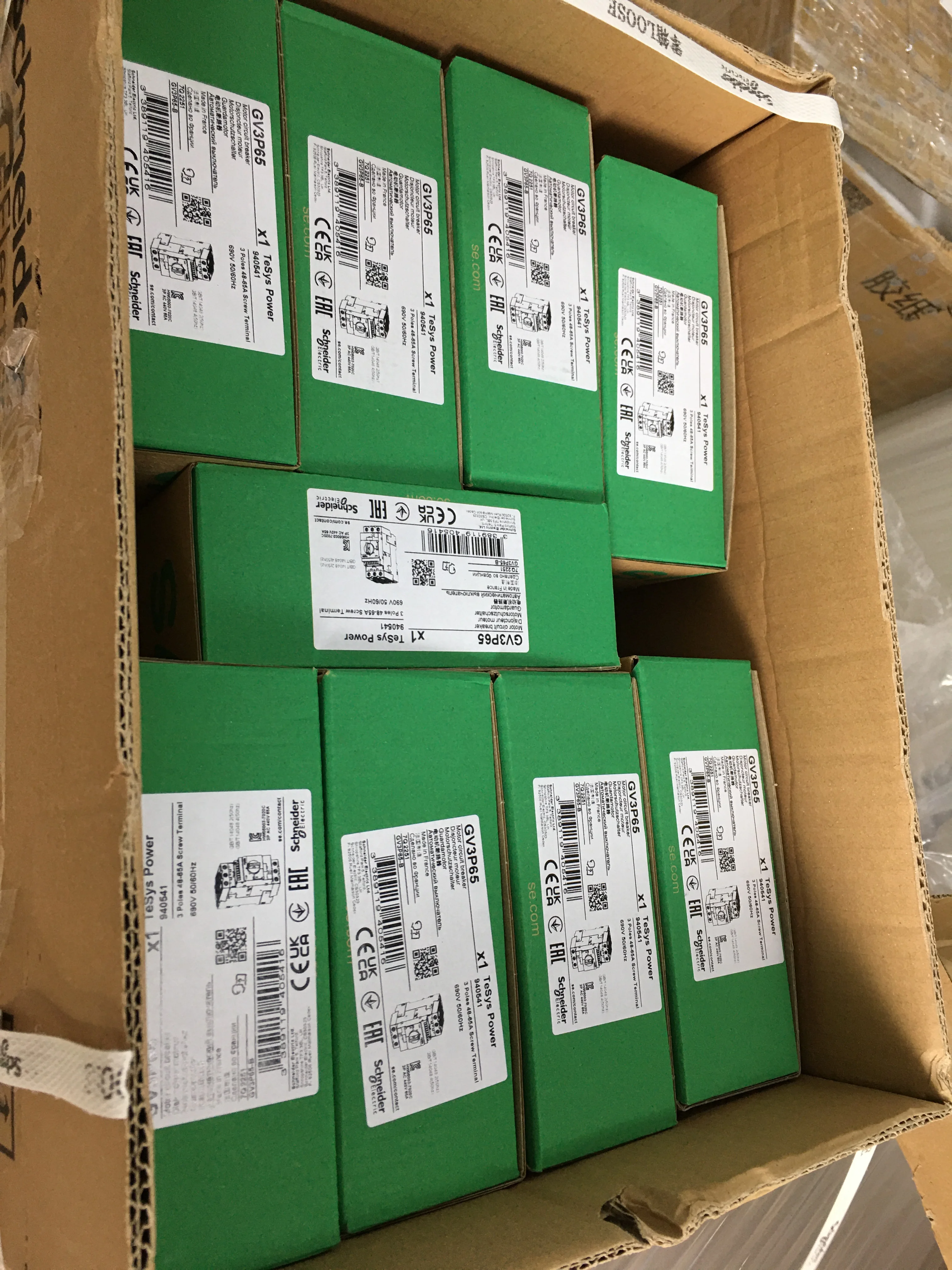 SCHNEIDER Motor Circuit Breaker GV3P65 SCHNEIDER Motor Circuit Breaker GV3P65