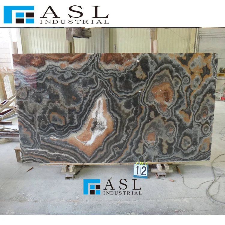 Natural black onyx slabs polished stone panels black and gold mexico translucent onyx stone tile onix epoxy slabs