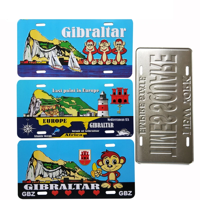 Индивидуальный дизайн CQB 241, красочный металлический автомобильный номерной знак для внедорожника