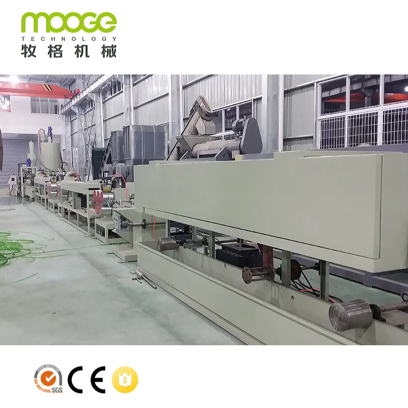 High Performance PP PET flakes Strap Production Band Packing Machine Line Strong Powerful Strap Production Line