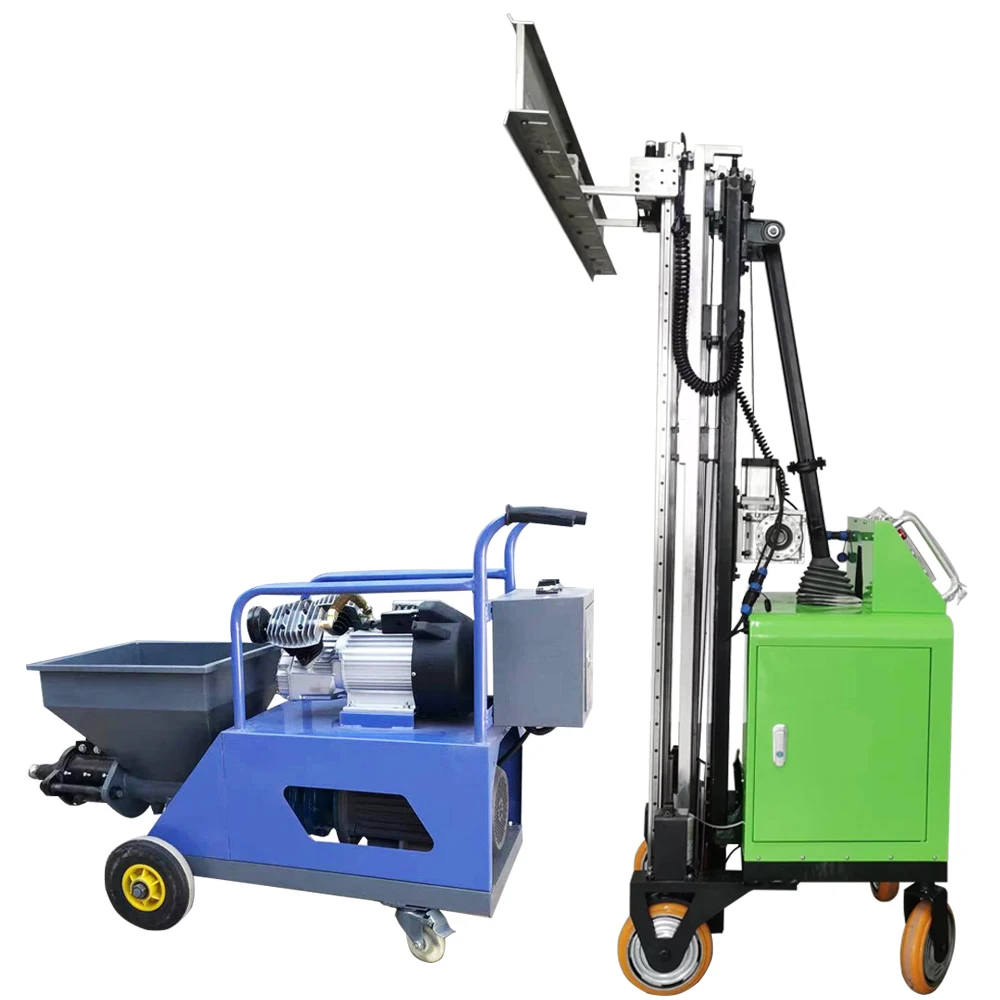 Automatic Cement Mortar Plastering Machine Rendering Machine Wall Spray Plastering Machine Factory Price