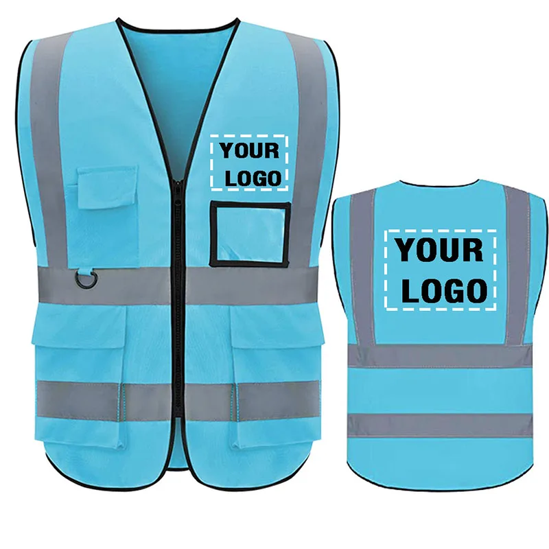 High Visibility Security Motorcycle Reflective Safety Vest Safe Working  Clothes Sanitation Workers Clothes for Road Construction