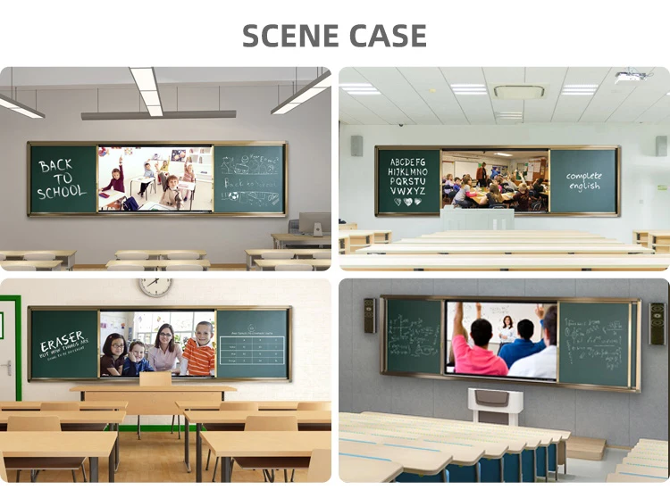 Доска со скользящим мелом, черная, зеленая, белая доска, умная доска для обучения