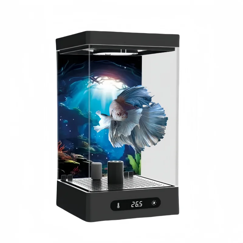 Alibaba.com: Smart Mini Aquarium Fish Tank with App Control for 5 cm or ...
