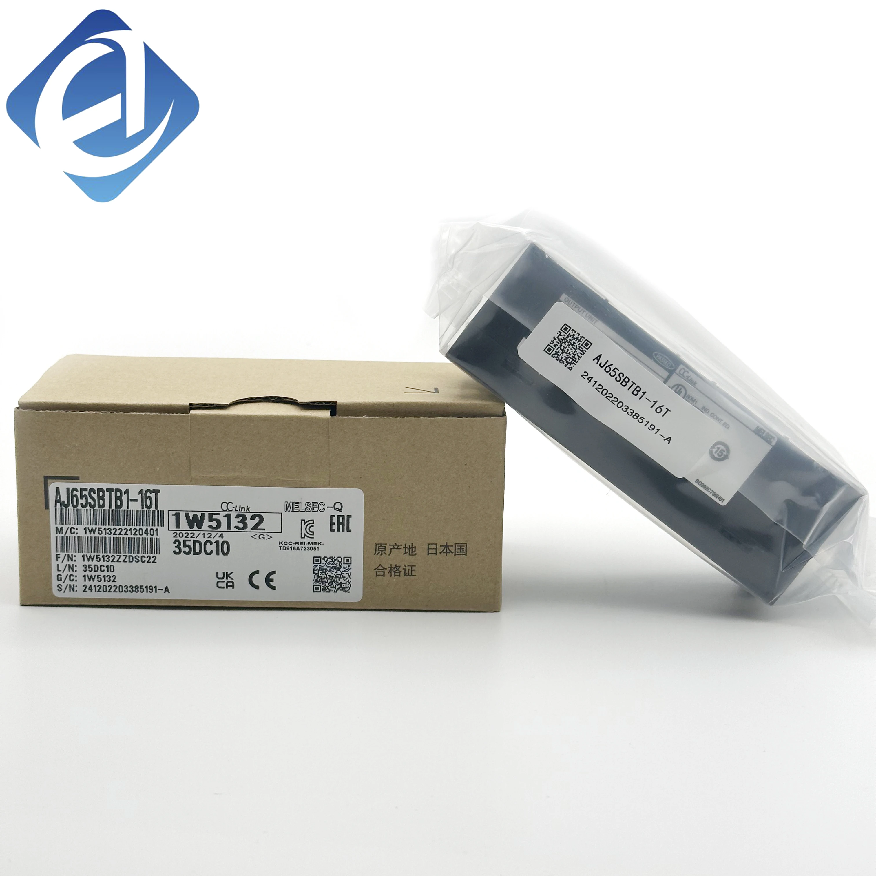 नया मूल AJ65SBTB1-16T Aj65sbtb116t इनपुट और आउटपुट रिमोट मॉड्यूल, गोदाम में स्टॉक
