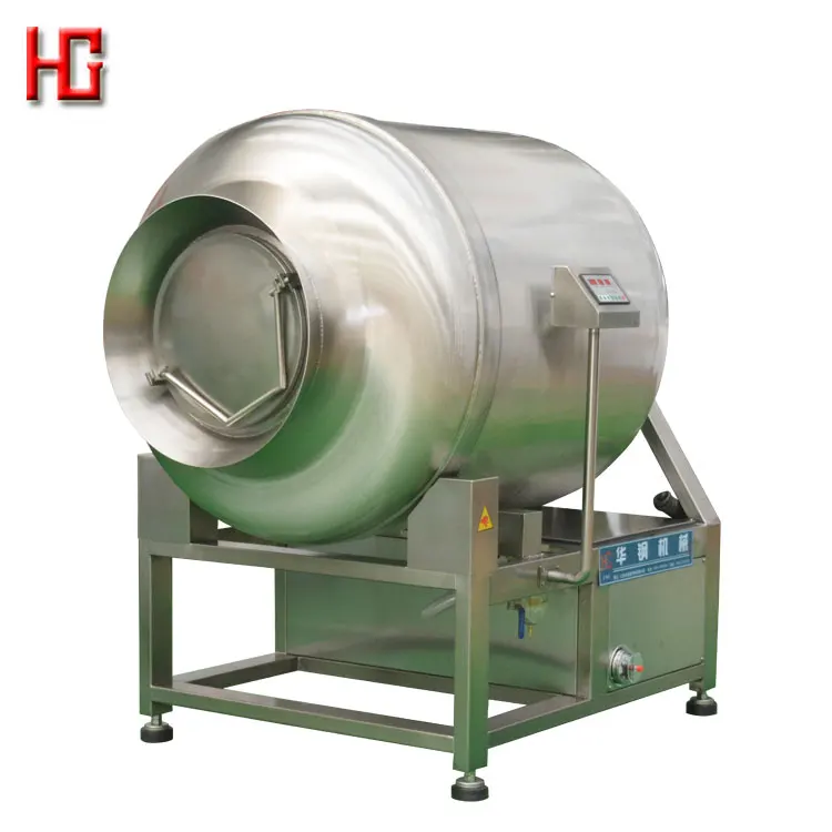 Vacuum Tumbler Chicken Marinating Machine / Meat Jerky Salting Tumbling