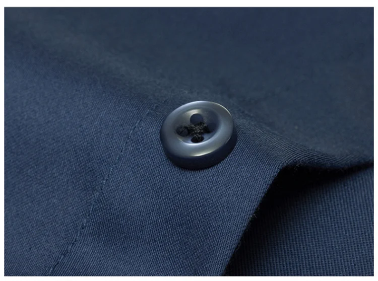 Camicie da uomo personalizzate Camicie eleganti da ufficio formali per uomo Camicia casual a maniche lunghe con colletto alla coreana in cotone412_voghion.com