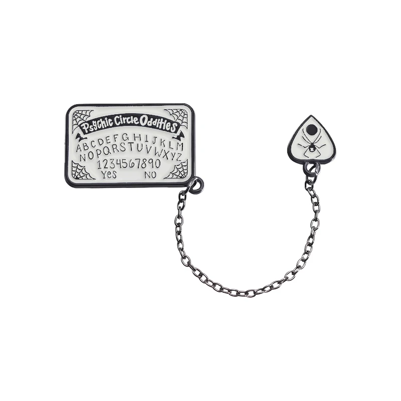 ヴィンテージタロットプレートエナメルパンクOuijaピンパンクOuija