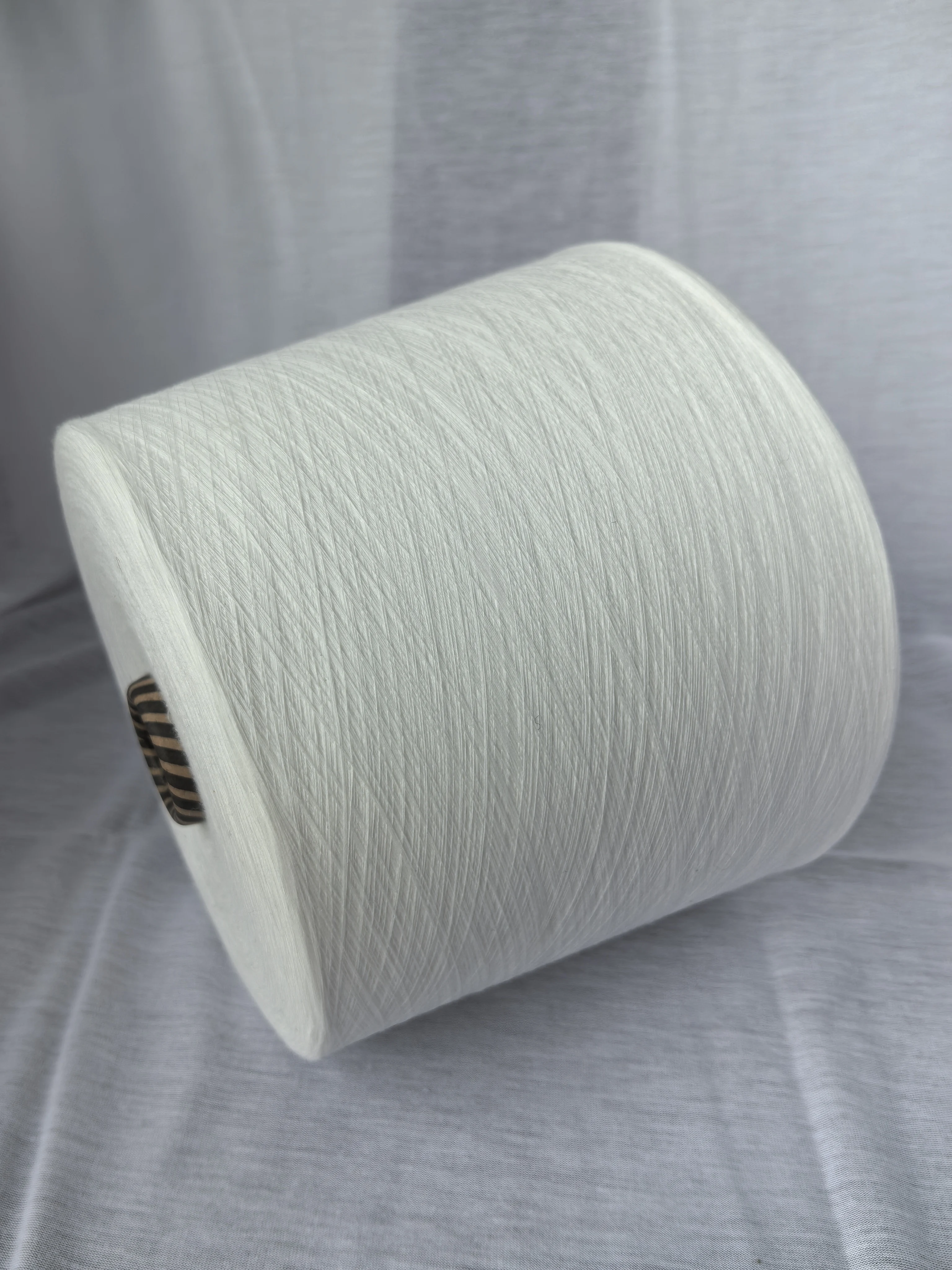 Ne40 100% PLA Corn Fiber Yarn Natural Plant Polylactic Acid Biodegradable Cotton Blended for Knitting and Weaving