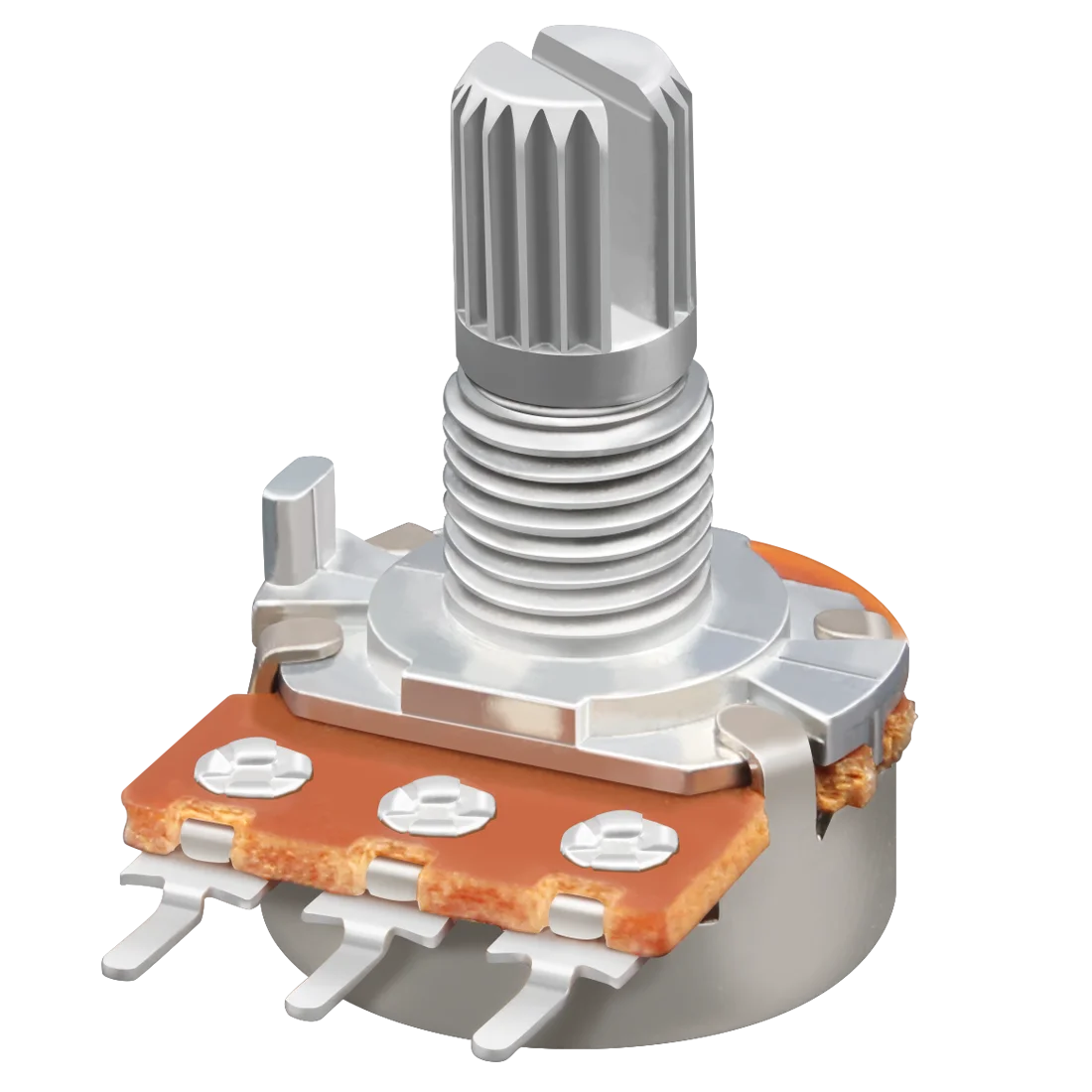16mm Rotary Potentiometer with Switch Metal Shaft Potentiometer
